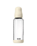 BIBS | Baby Glass Bottle | 110ml + 225ml / 240ml | 7 Color Options | Complete Set Latex