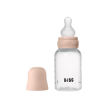 BIBS | Baby Lightweight Plastic Bottle | 150ml + 270ml | 2 Color Options | Complete Set Silicone