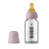 BIBS | Baby Glass Bottle | 110ml + 225ml | 7 Color Options | Complete Set Latex