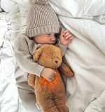 PREORDER Moonie | Organic Humming Bear With Lamp - Caramel