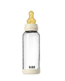 BIBS | Baby Glass Bottle | 110ml + 225ml / 240ml | 7 Color Options | Complete Set Latex