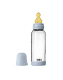 BIBS | Baby Glass Bottle | 110ml + 225ml / 240ml | 7 Color Options | Complete Set Latex