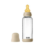 BIBS | Baby Glass Bottle | 110ml + 225ml / 240ml | 7 Color Options | Complete Set Latex