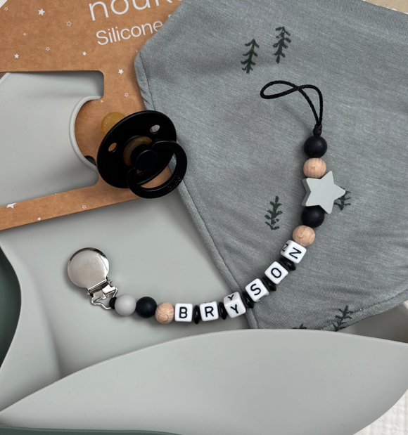 Pacifier Clip | Personalized | Star Levi
