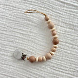 Pacifier Clip | Toffee Neutral