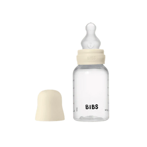 BIBS | Baby Lightweight Plastic Bottle | 150ml + 270ml | 2 Color Options | Complete Set Silicone