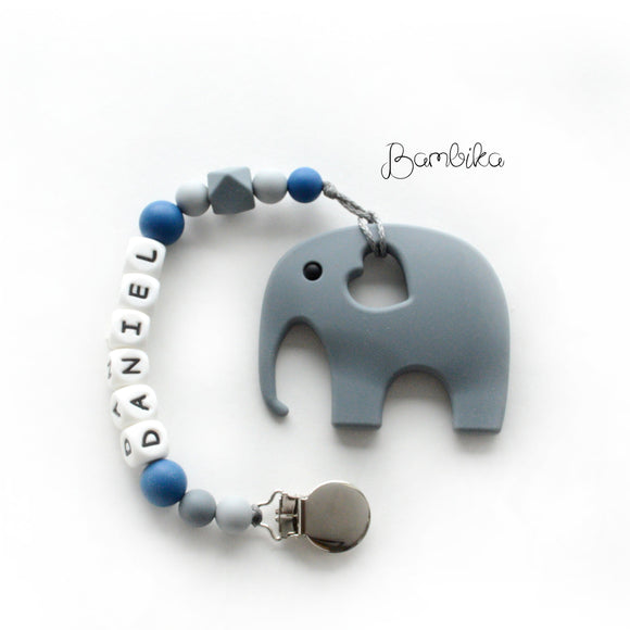 Elephant Teether | Personalized | Daniel