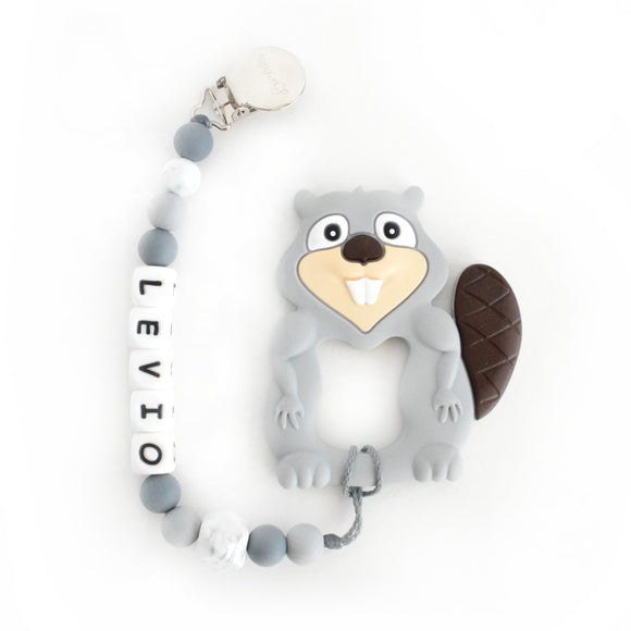 Beaver Teether | Personalized | Levio
