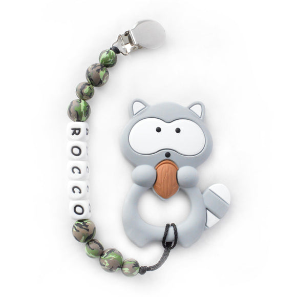 Raccoon Teether | Personalized | Rocco