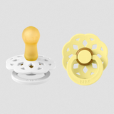 Bibs Pacifier Boheme | White / Sunshine