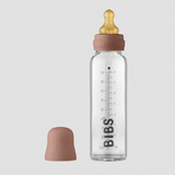 BIBS | Baby Glass Bottle | 110ml + 225ml | 7 Color Options | Complete Set Latex