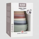 BIBS | Wobbly Tower | Pastel Rainbow