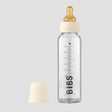 BIBS | Baby Glass Bottle | 110ml + 225ml | 7 Color Options | Complete Set Latex
