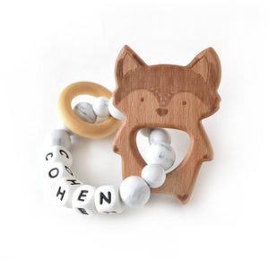 Silicone Ring Rattle | Personalized | Cohen