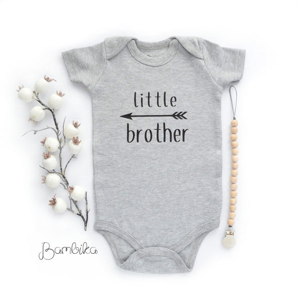 Onesie | Little Brother | Grey